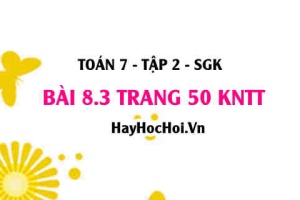 Bài 8.3 trang 50 Toán 7 Tập 2 Kết nối tri thức: Phân loại biến cố trong tập hợp số